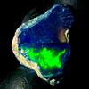 AK GEMS AND JEWELLERY Etiope Opal, Nero Fuoco Opal gemstone Crudo, natural Opal rough 8 KT 16x13 MM