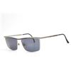 Le Club Roger Vintage Gunmetal Square Pilot Metal Sunglasses Y2K Cyber 90s NOS