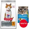 HILL'S Science Plan Young Adult Sterilised Cat 10 kg alimento con pollo per gatti + sabbia per gatti 6 kg GRATIS