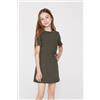 Tezenis Vestito Bimba Cotone Con Coulisse Bambina Verde