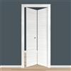 Leroy Merlin Porta interna pieghevole a libro simmetrica Sablè in legno rivestito melamina colore palissandro, L 70 x H 210 cm, apertura a destra