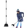 Generic Paletta piatta | Raschietto multifunzionale per rimuovere il ghiaccio con gambo lungo | Pala multifunzionale per la pulizia del giardino - per portico giardino prato terrazzo balcone cortile vialetto