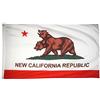 DANF FLAG Nuova bandiera della Repubblica della California Bandiera 0,9 m x 1,5 m Poliestere con occhielli in ottone