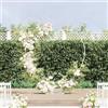 LKJVFCPW Arco per matrimonio, in acciaio, colore bianco, 195 x 35 x 211 cm | Design a forma di cuore, materiale resistente alle intemperie, struttura in metallo stabile