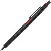rOtring 600 penna a sfera | punta media | inchiostro nero | corpo nero | ricaricabile