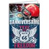 Afie Route 66 USA Los Angeles Chicago Feel the Freedom - Biglietto di auguri per il compleanno con buste in stile vintage, prodotto in Francia 65-1344