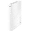 Leitz Raccoglitore a 2 anelli, Capacità fino a 230 fogli, Gamma WOW, Dorso 40 mm, 42410001 - Formato A4, Bianco