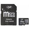 PNI Confezione da 2 schede di memoria PNI da 128 GB, classe 10, 80 Mb/s, V30, con adattatori SD inclusi