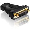 PureLink PI045 Adattatore DVI/HDMI ad alta velocità (femmina DVI-D (24 + 1) a HDMI-A femmina), certificato