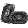 Pyle Casse Auto Stereo 3 Vie Universali, 300 Watt, Altoparlanti Triaxiali 10x15 Centimetri per Montaggio Porta/Pannello Laterale, Coppia