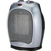 Amazon Basics Termoventilatore oscillante in ceramica da 1800 Watt con termostato regolabile - Argento
