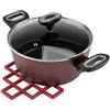Jata Hogar HACC4546 Sottopentola in Silicone. Imantato. Resistente al calore fino a 230 °C. 20 x 20 cm. Supporto magnetico per pentole, padelle, pentole, … antiscivolo. Flessibile. Facile da pulire