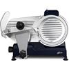 h.koenig Affettatrice Elettrica Professionale MSX256 per Salumi,Pane,Formaggio,240W,Lama Italiana 25cm,Spessore 0-12 mm,Affilatore Integrato,282RPM