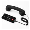 PureBowlic Cornetta USB-C retrò per iPhone con cavo a spirale nero (tipo C) | Design ergonomico in ABS multicolore scelte audio ad alta fedeltà per chiamate fluide stile classico del telefono