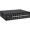 INLINE PoE+ - Hub di rete Gigabit, 8 porte, 8 prese PoE+, angolo da 19 pollici, incluso