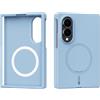 GIOPUEY Cover Magnetica per Samsung Galaxy Z Fold 8, Compatibile con MagSafe, Materiale PC Rigido Custodia, Comodo e Liscio al Tatto Case - Blue