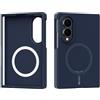 GIOPUEY Cover Magnetica per Samsung Galaxy Z Fold 8, Compatibile con MagSafe, Materiale PC Rigido Custodia, Comodo e Liscio al Tatto Case - Navyblue