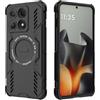 ESHUYI Cover per Motorola Edge 70 Max Compatibile con Magnetica | Custodia Antiurto Grado Militare con Angoli Airbag, Dissipazione Calore, Ibrida TPU+PC, Nero