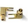 KUOQIY 2 Pezzi Spina A Banana Y Forcella Ad Angolo Retto, 4mm Connettori per Adattatore Hi-end Banana a Vanga, per Cavi Audio Adattatori
