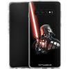 DeinDesign Custodia di silicone compatibile con Samsung Galaxy S10 Plus Custodia trasparente Cover per smartphone trasparente Merchandise Star Wars Darth Vader