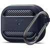Spigen Rugged Armor Progettato per Apple AirPods Pro Custodia Cover Case (2019) -Carbone