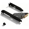 GINTOOYUN Scheda di espansione PCIe X4 Gen4.0 a Oculink SFF8611/8612, con deflettore 2U, per SSD U.2 e scheda grafica esterna eGPU, PCIE X4