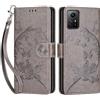 SIENIANLINE Cover per Xiaomi Redmi Note 12s 4G custodia portafoglio Farfalla Grigio | 3 scomparti carte, 1 tasca banconote, Chiusura magnetica, Supporto, Pelle PU flip cover per Redmi Note 12s 4G