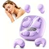 Ouitble 2 Paia Cuffie Per Dormire BT 6.0 Comfort per Dormire Sul Fianco | In-ear + Piatto Mini Cuffie Bluetooth Sleep Earbuds con Display di Alimentazione per Esercizio, Lavoro, Escursionismo, Lila