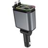 Generic Adattatore di ricarica per auto 4 in 1 USB C e USB una ricarica rapida per auto per telefono tablet soluzione adattatore regolabile a 180 gradi