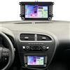 LICHENGTAI 2G+64G 7 Pollici Touchscreen Autoradio 2 Din per Seat Leon MK2 2005-2012 | Android 15 per Leon MK2 con Senza Fili CarPlay e Android Auto Navigatore GPS Bluetooth WiFi FM RDS SWC Telecamera posteriore