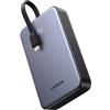 UGREEN Power Bank 20000mAh 22,5W, Batteria Esterna con Cavo USB-C Integrato, Caricatore Portatile Compatibile con iPhone 16/15 Pro Max Plus, Galaxy S24 S23 S22 Ultra, Pixel 9/8 XL