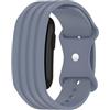 GIOPUEY Cinturini Compatibile con Garmin CIRQA Band, Morbido Silicone Cinturino [Resistente all'Usura] [Traspirante] - B-GrayBlue