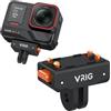 VRIG Supporto magnetico a sgancio rapido per Insta 360 Ace Pro 2/X6/X5/X4 | Compatibile anche con Ace Pro e Ace, Quick & Convenient, adattatore base a 2 poli per treppiede, montaggio a collo, AC-43