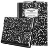Fintie - Custodia per Microsoft Surface Pro 7 Plus da 12,3, Surface Pro 7/6/5/4/3, da lavoro, con tasca, compatibile con tastiera Type Cover, motivo quaderno scolastico