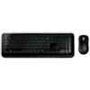 Microsoft Wireless Desktop 850 RF Wireless AZERTY Francese Nero - Tastiere (wireless, RF Wireless, interruttore a chiave a membrana, AZERTY, nero, mouse incluso)