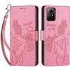 SIENIANLINE Cover per Xiaomi Redmi Note 12s 4G custodia portafoglio Rosa | 3 scomparti carte, 1 tasca banconote, Chiusura magnetica, Supporto, Pelle PU flip cover per Redmi Note 12s 4G