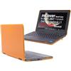 mCover Custodia compatibile solo per Dell Chromebook CC11260 2026+ da 11,6 (cerniera a 180°) laptop educativo (non compatibile con altri modelli Dell), arancione