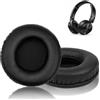 AXFEE 80mm Cuscinetti Auricolari di Ricambio, in Pelle Proteica, Nero | Padiglioni Cuffie Universale e Rotondo, Rumore Schiuma Isolante e Maggiore Spessore e Memory Foam, per Sony Sennheiser e Alto