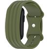 GIOPUEY Cinturini Compatibile con Garmin CIRQA Band, Morbido Silicone Cinturino [Resistente all'Usura] [Traspirante] - B-Darkgreen