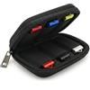 WISEORANGE Custodia per chiavetta USB, 6 scomparti, antistatica, leggera, con etichette