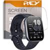 REY Pack 6X Pellicola salvaschermo per XIAOMI AMAZFIT BIP 6, qualità Premium