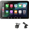 XINROAM 7 Pollici Schermo per Auto con Wireless CarPlay e Android Auto | Display Portatile con Mirror Link, Assistente Vocale, Touchscreen, Trasmettitore FM, AUX e Telecamera Posteriore