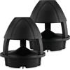 Pronomic HLS-560 BK 360° Diffusori Da Esterno, Neri, Passivi, Set Da 2 | Due Casse Passive, 60 W RMS Ciascuna, IP56, 8 Ohm, 70/100 V, 360° x 40°, Cavi Nudi, Nere
