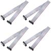 QUARKZMAN 4Pz Cavo a Nastro Piatto Flessibile passo2,54mm L30cm W17mm 14pin | FC a FC, Grigio, Cavo a nastro piatto flessibile Connettore IDC, Filo per Computer, display Led, Dvd, Stampante