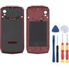 MinTroSD Cover posteriore per batteria Cubot Pocket per riparazione accessori di ricambio (rosso)