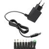 afhgdjr Alimentatore da 6 V 1 A, alimentatore AC 100 - 240 V a DC 6 V 1000 mA con spina 8 DC adattatore per striscia LED, telecamera CCTV, router, disco rigido esterno (compatibile con dispositivi elettronici