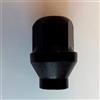 H&R Dado della Ruota con Albero 5mm, ø14,7mm Conici - M12x1.50 - Lunghezza 34mm - Nero Chiuso