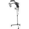 ravixia Cappa asciugacapelli da parrucchiere, con 4 lampade riscaldanti e ruote | Cappa asciugatrice, 650 W, 4 lampade riscaldanti, 40-70 °C, 0-60 minuti, timer regolabile in altezza, 150-170 cm, con ruote