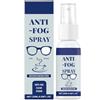 Rakiuty Spray Per La Pulizia Delle Lenti,Spray Antiappannamento per Occhiali,Spray per Occhiali da Vista,Spray Anti-appannamento per Lenti,Spray Antiappannante Occhialini Piscina,20ml