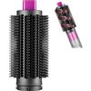 Laymi Spazzola volume rotonda per Dyson Airwrap HS01/HS05/HS08, flusso d'aria controllato meno crespo e setole oblique oro/rosa (rosa)